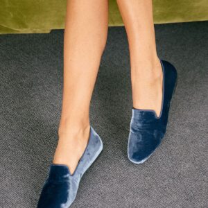Velvet Loafer Flats