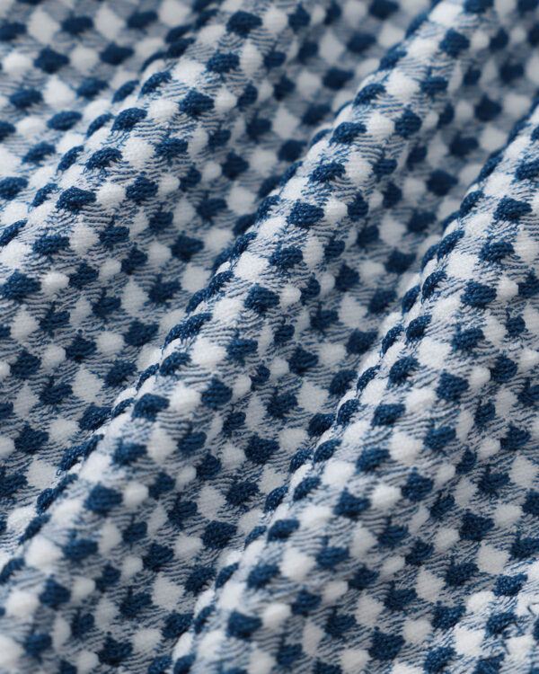Blue Plaid Knotted Bikini Set - Image 8