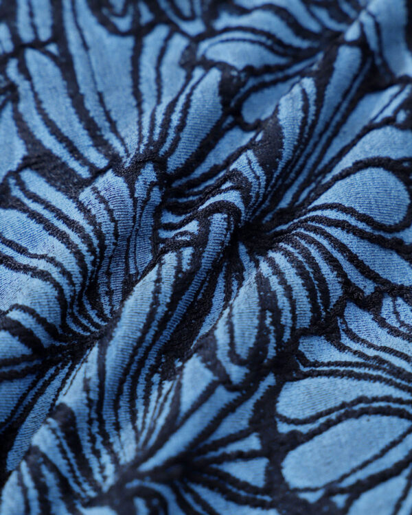 Blue Geometric Twist Bikini Set - Image 8
