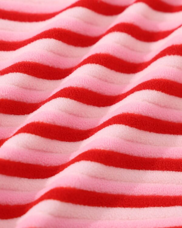 Pink Striped Tie Strap Bikini Set - Image 9