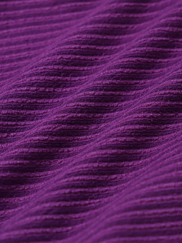 Purple Ruffled Cutout One-Piece Swimsuit - Image 9